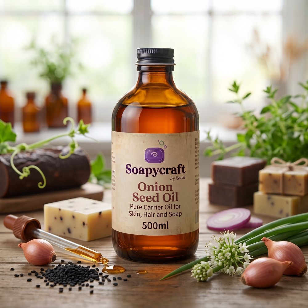 Onion Seed Oil - Pure Carrier Oil for Skin, Hair and Soap - buy online at Soapycraft
