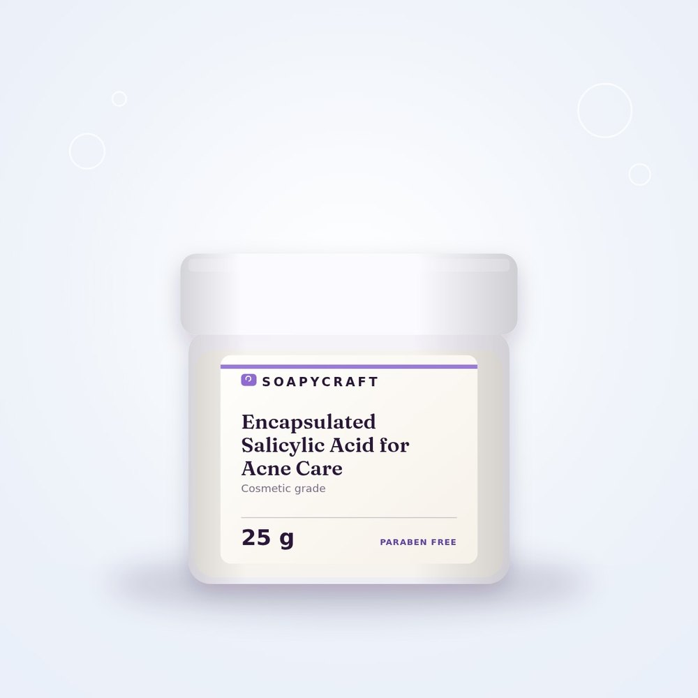Encapsulated Salicylic Acid for Acne Care - buy online at Soapycraft