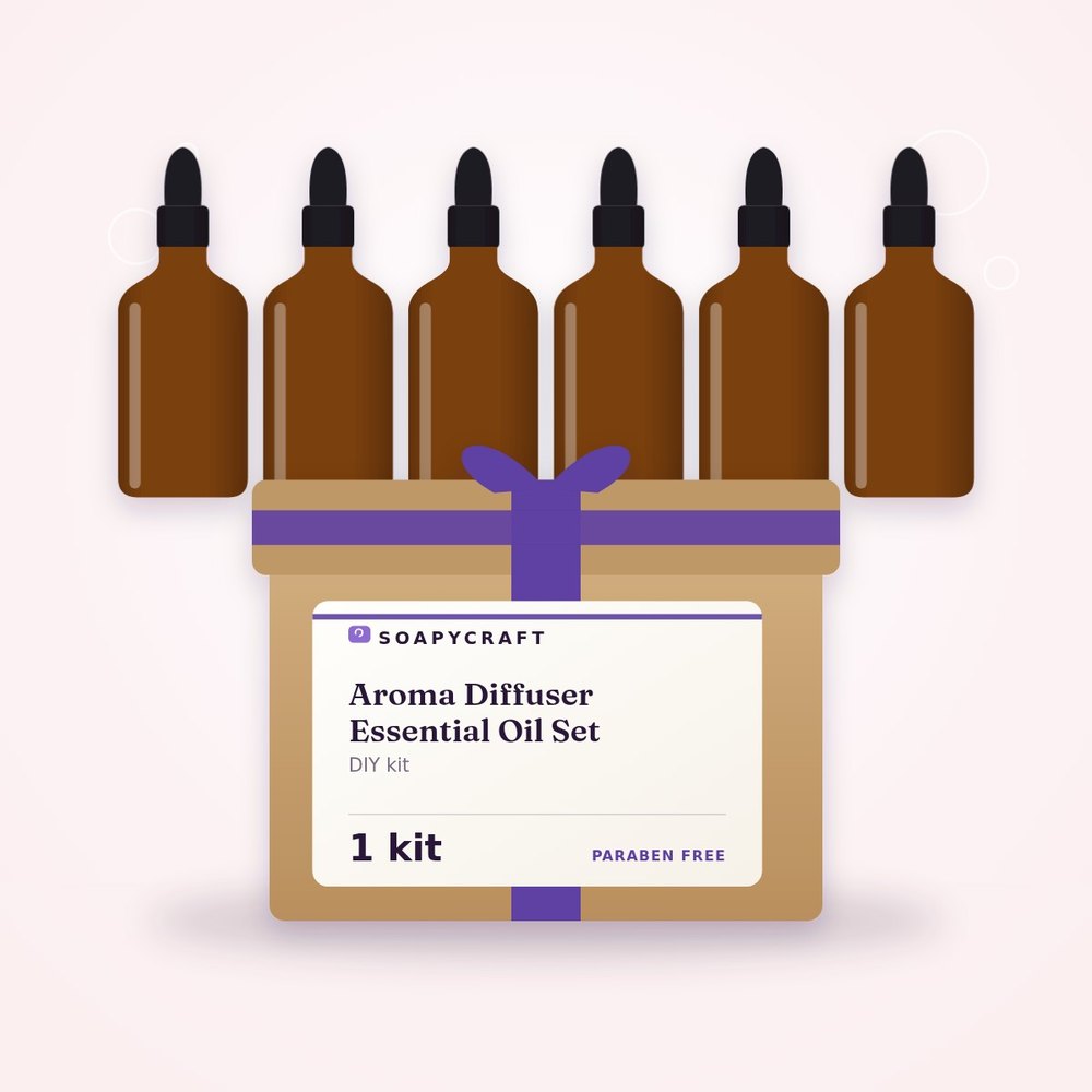 Aroma Diffuser Essential Oil Set - buy online at Soapycraft