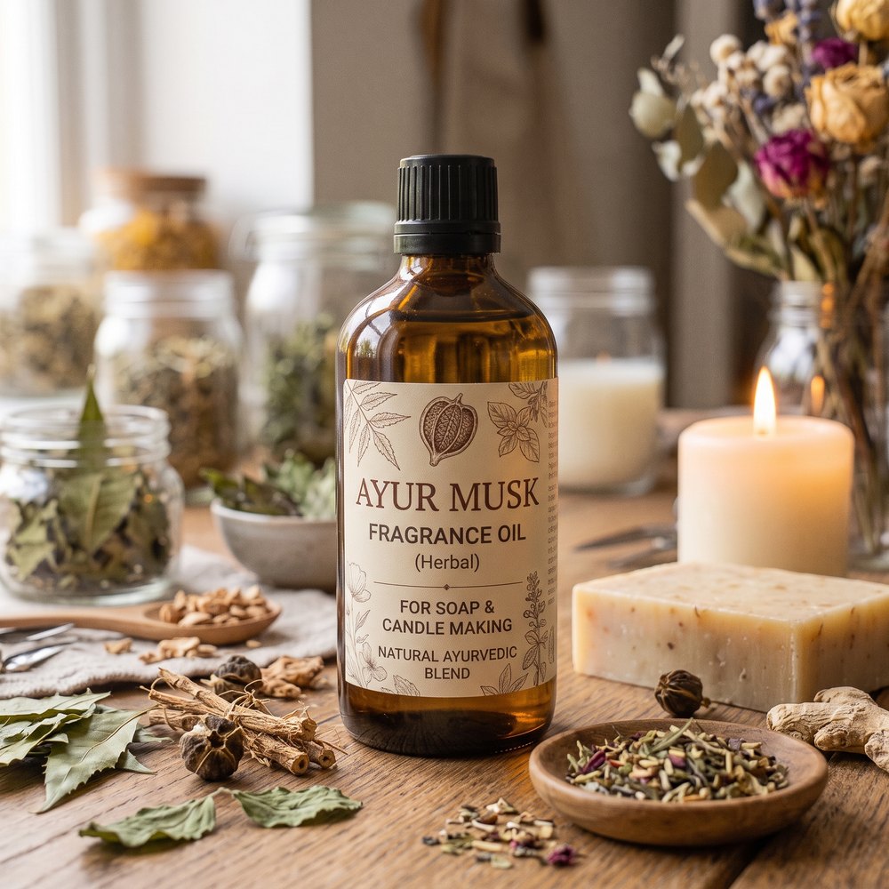 Ayur Musk Fragrance Oil for Soap and Candle Making (Herbal) - buy online at Soapycraft