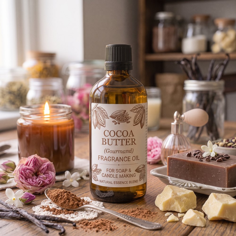 Cocoa Butter Fragrance Oil for Soap and Candle Making (Gourmand) - buy online at Soapycraft