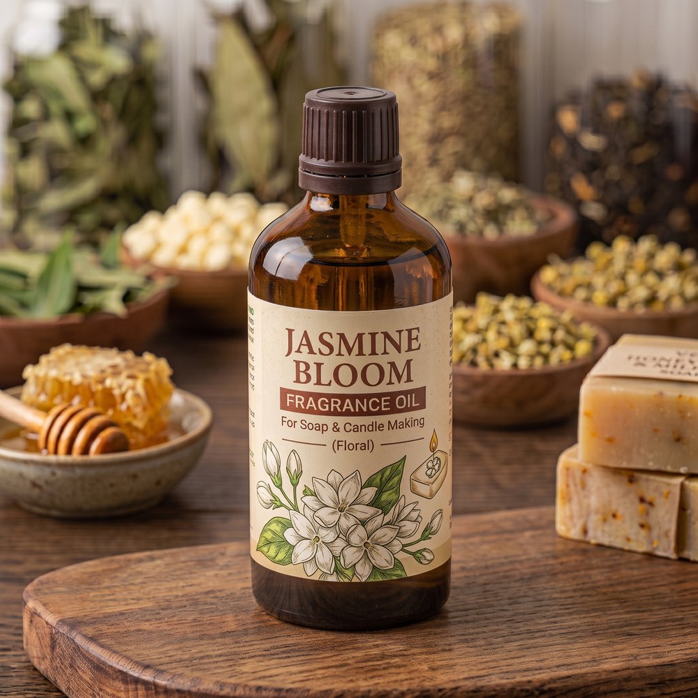 Jasmine Bloom Fragrance Oil for Soap and Candle Making (Floral) Jasmine Bloom Fragrance Oil for Soap and Candle Making (Floral) - Fragrance Oils by Soapycraft