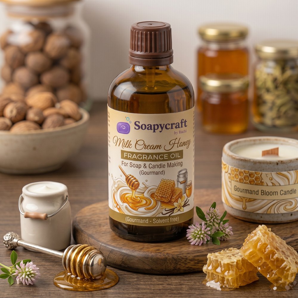 Milk Cream Honey Fragrance Oil for Soap and Candle Making (Gourmand) - buy online at Soapycraft