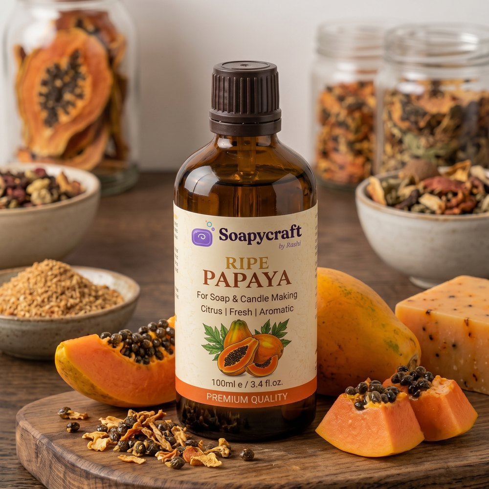 Ripe Papaya Fragrance Oil for Soap and Candle Making (Fruity) - buy online at Soapycraft