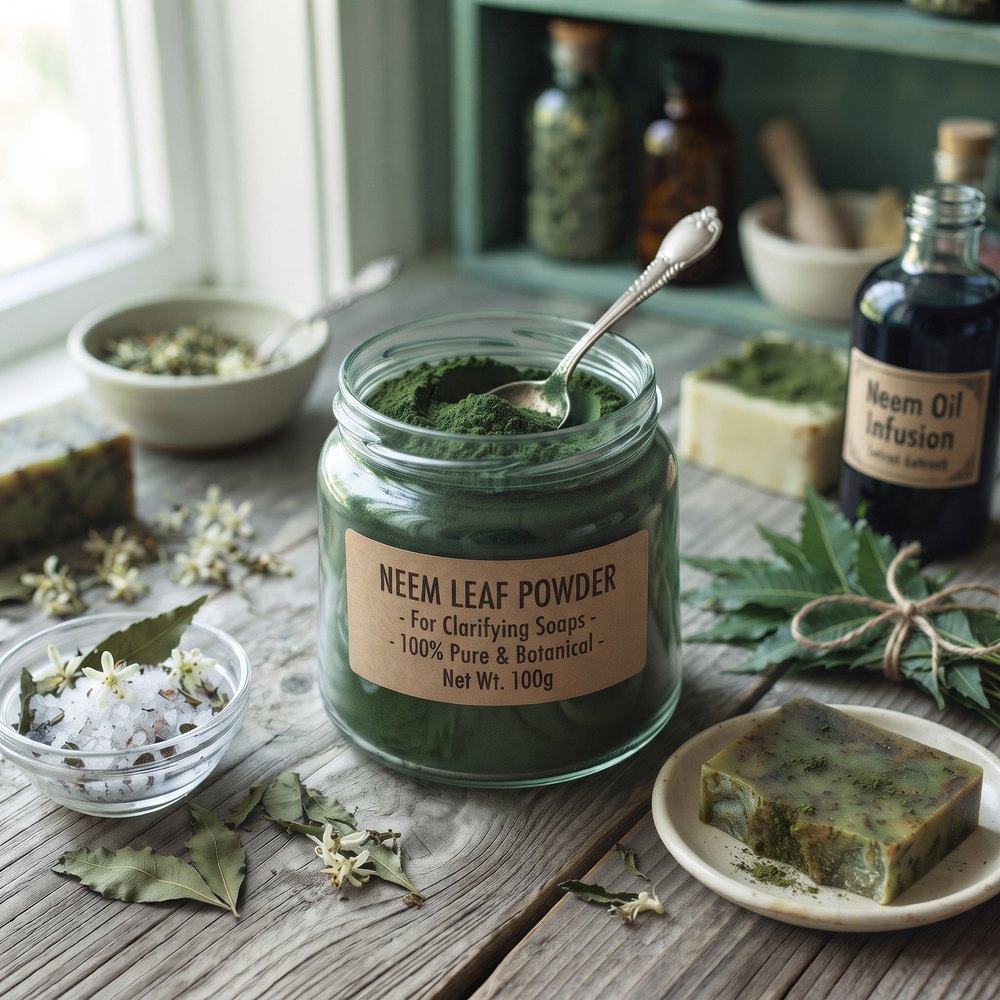 Neem Leaf Powder for Clarifying Soaps - buy online at Soapycraft