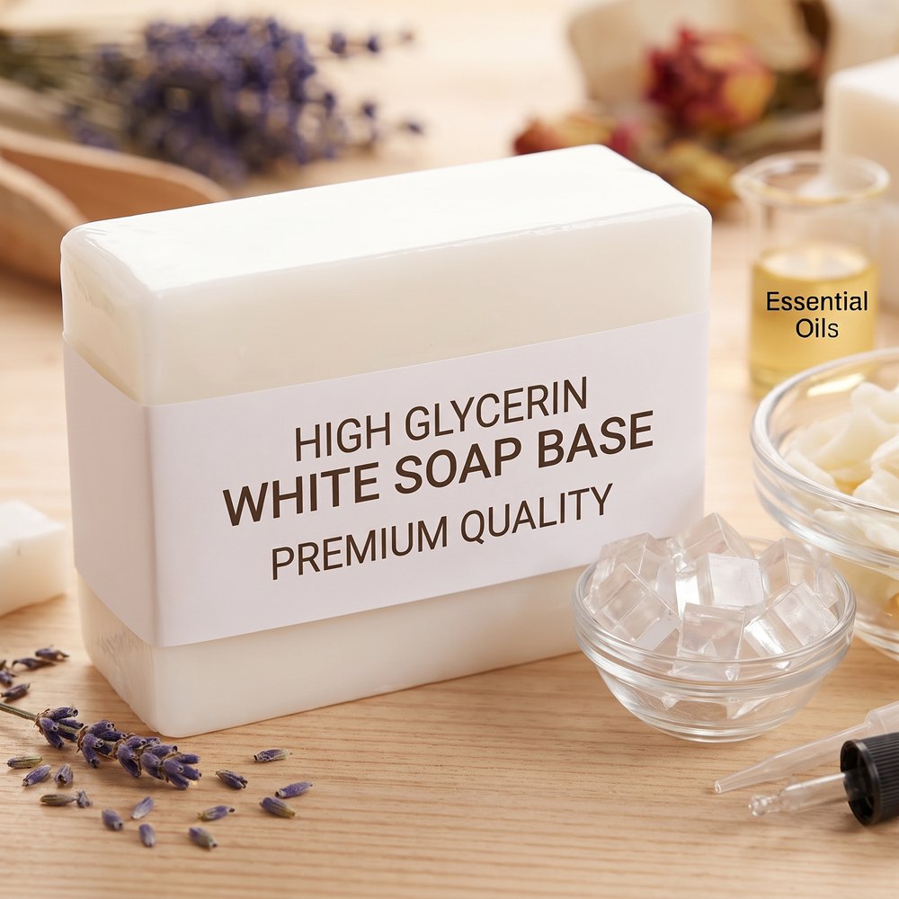 High Glycerin White Soap Base for Extra Moisturising Bars - buy online at Soapycraft