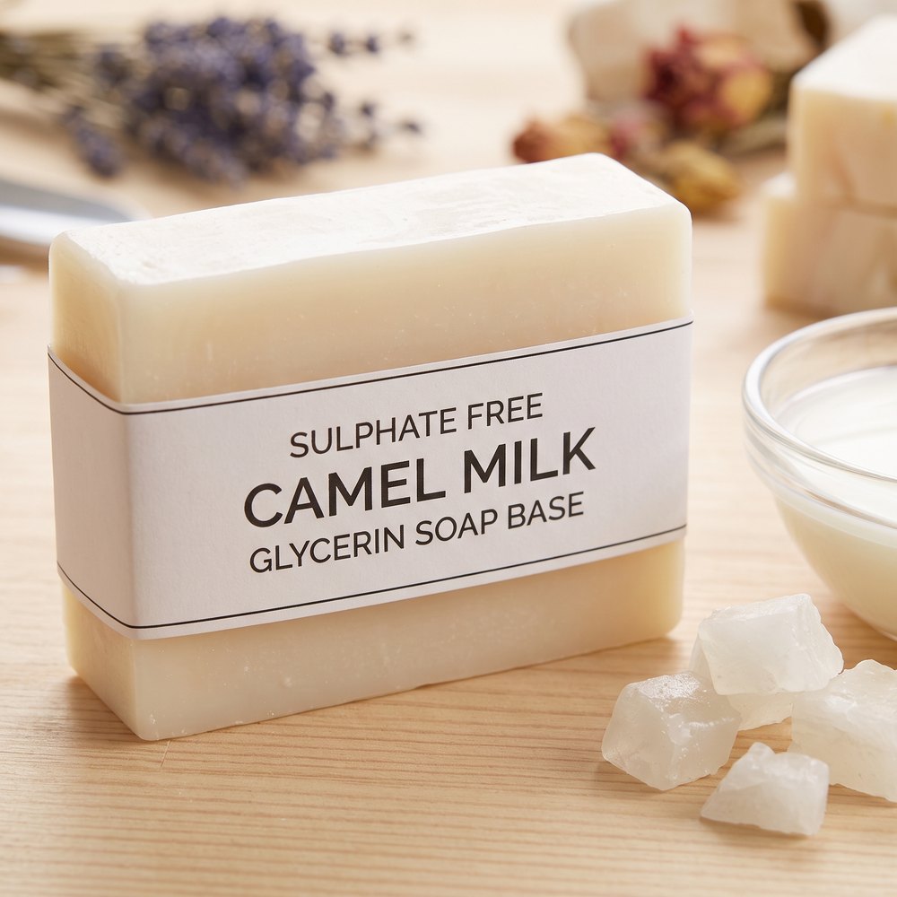 Sulphate Free Camel Milk Glycerin Soap Base - buy online at Soapycraft