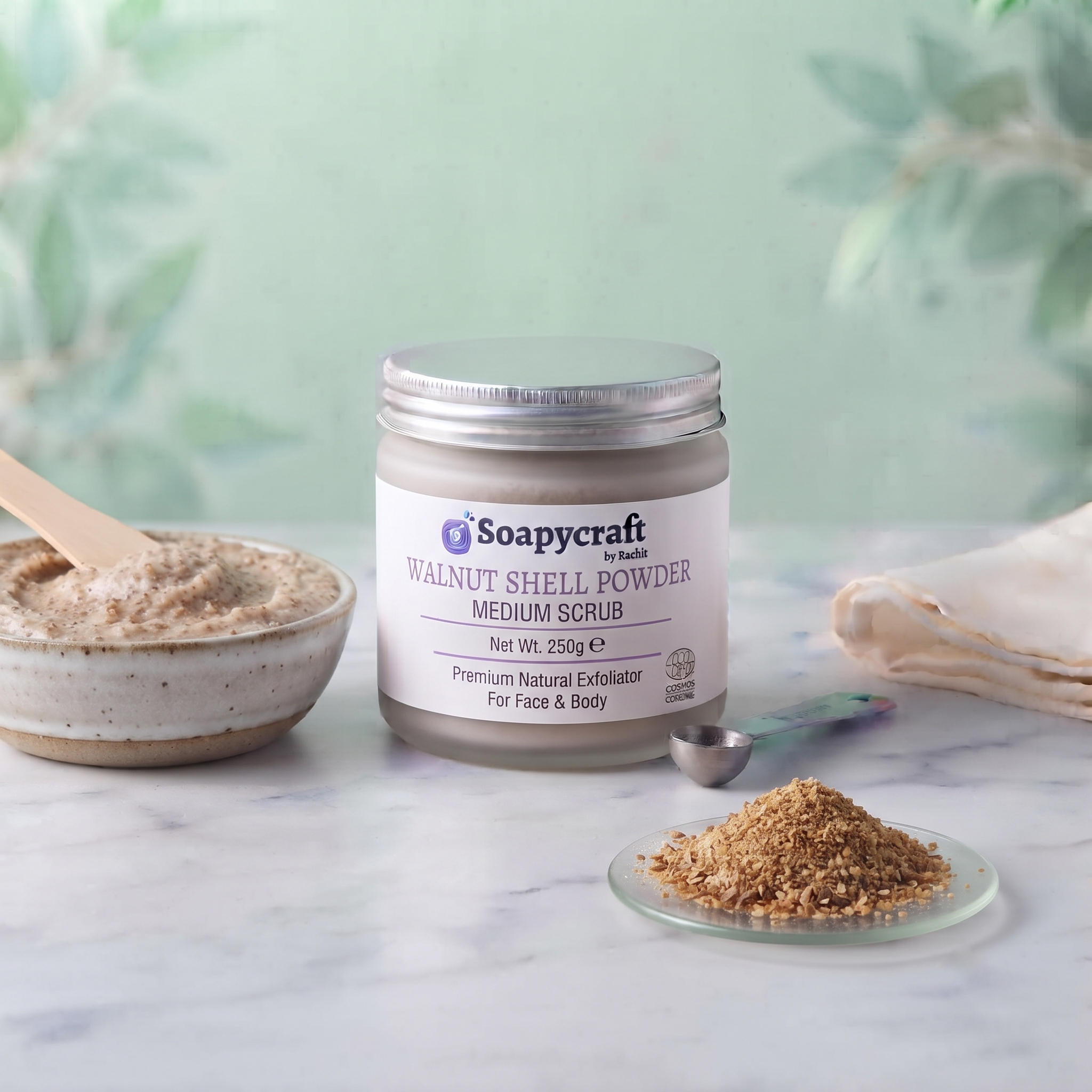 Walnut Shell Powder - Medium Scrub - buy online at Soapycraft